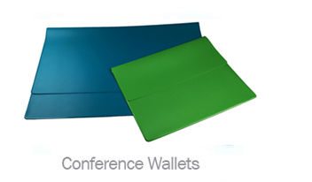 PVC Conference Wallets